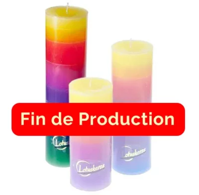 Bougie Lotus Rainbow - 28cm