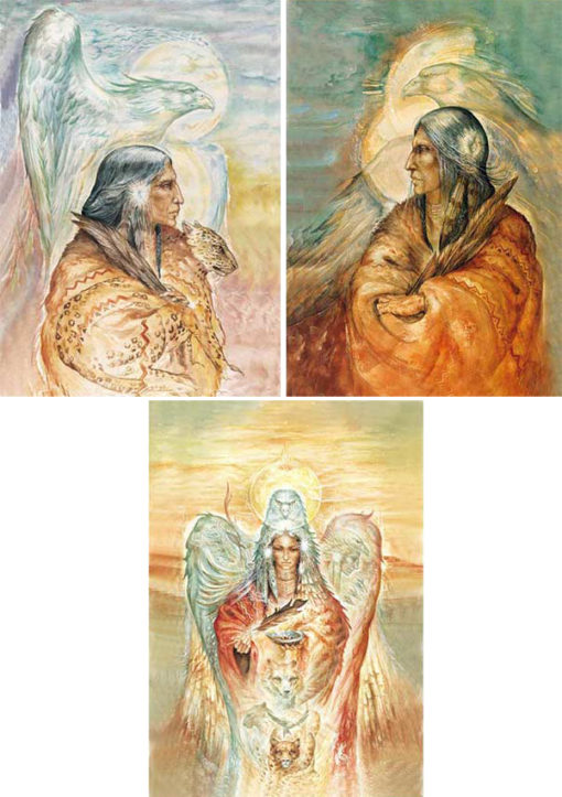 Set de 3 cartes<br>Visions de Chamans
