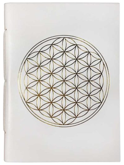 Blank Book Fleur de Vie - Écru
