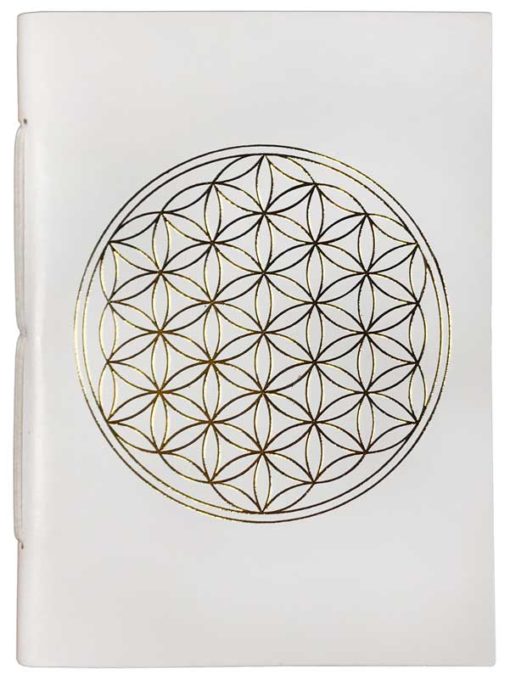 Blank Book Fleur de Vie - Écru
