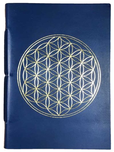 Blank Book Fleur de Vie - Bleu