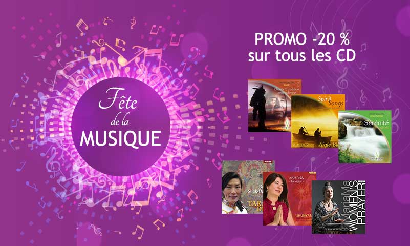 Fête de la Musique : Promo de 20 % sur tous les CD