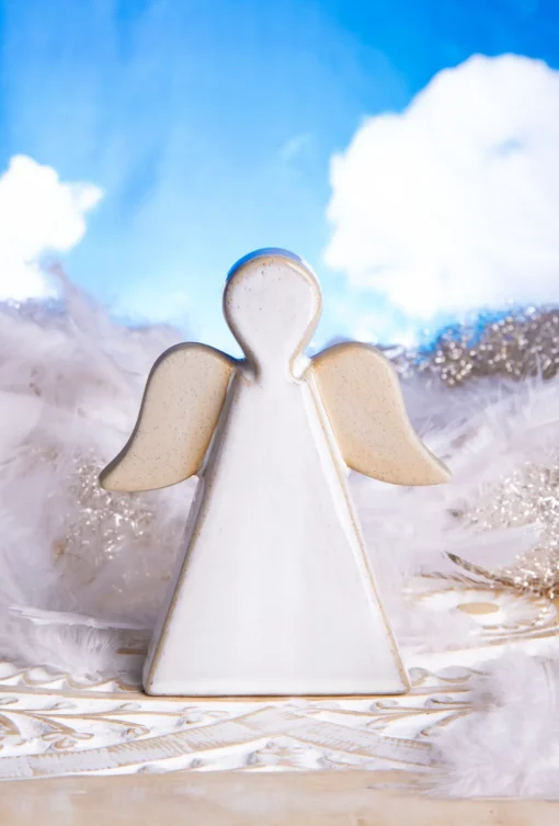 Ange en Céramique<br>hauteur : 14 cm – Image 2
