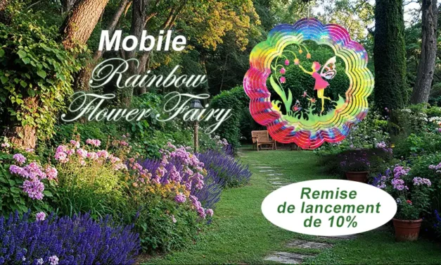 Nouveau : Mobile Rainbow Flower Fairy