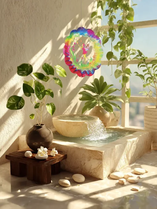 Mobile Rainbow Flower Fairy – Image 4